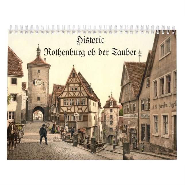 Calendário Rothenburg ob der Tauber Histórica (Capa)