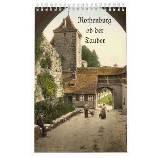 Calendário Rothenburg ob der Tauber Histórica