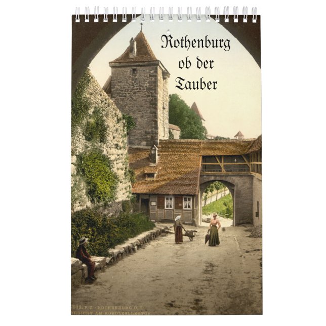 Calendário Rothenburg ob der Tauber Histórica (Capa)