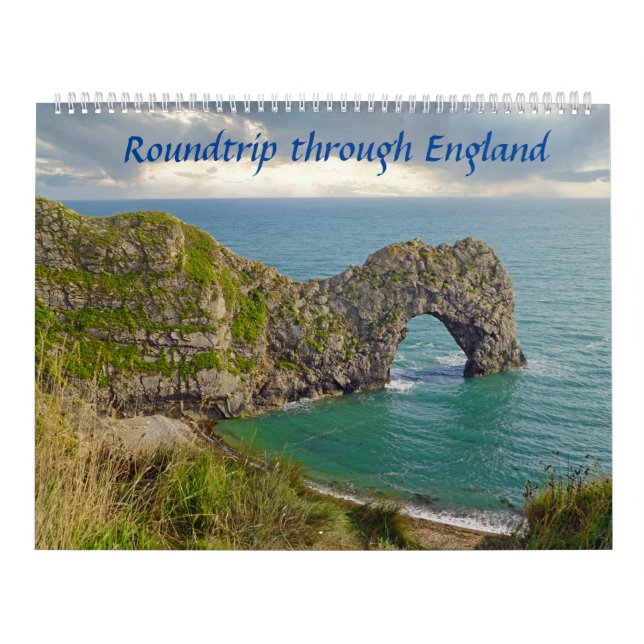 Calendário Round trip in England (Capa)