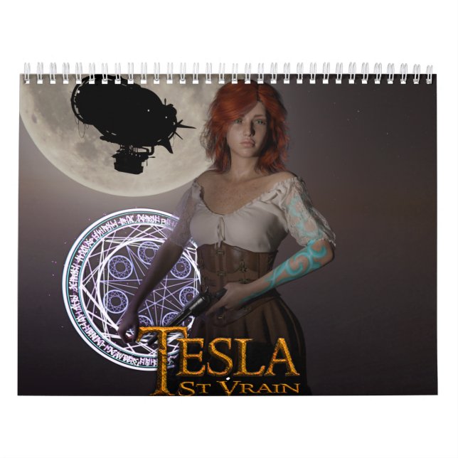 Calendário Rua Tesla. (Capa)