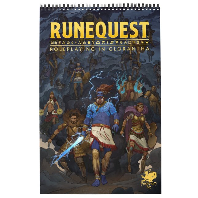Calendário RuneQuest (Capa)