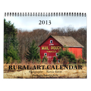 Calendário rural da arte do celeiro 2013