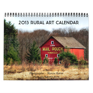 Calendário rural da arte do celeiro 2013