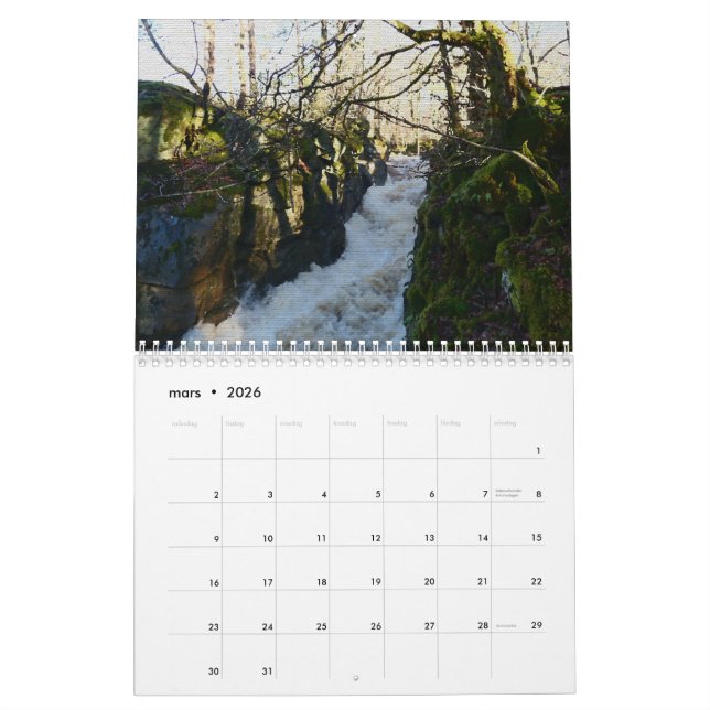 Calendário Rural Sweden Calendar 2023 (Mar 2026)