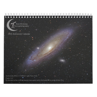Calendário Russ McKinney's 2026 Astrophotography Calendar