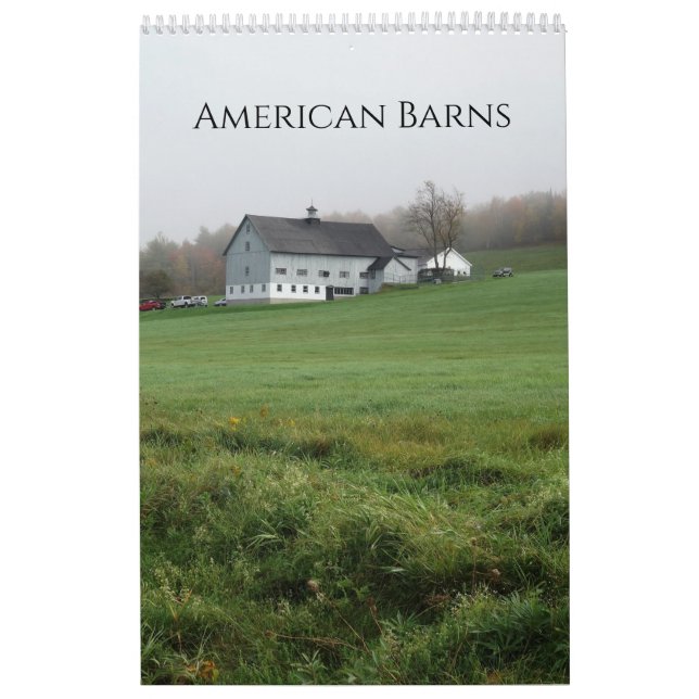 Calendário Rustic American Barns (Capa)