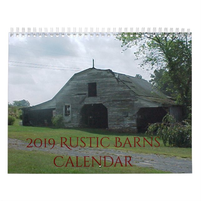Calendário Rustic Barns 2019 (Capa)