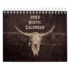 Calendário Rustic Vintage Country Fazenda Art 2024