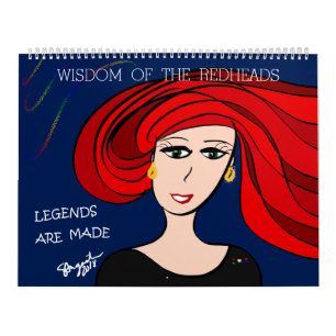 CALENDÁRIO SABEDORIA DOS REDHEADS - AS LENDAS SÃO FEITAS