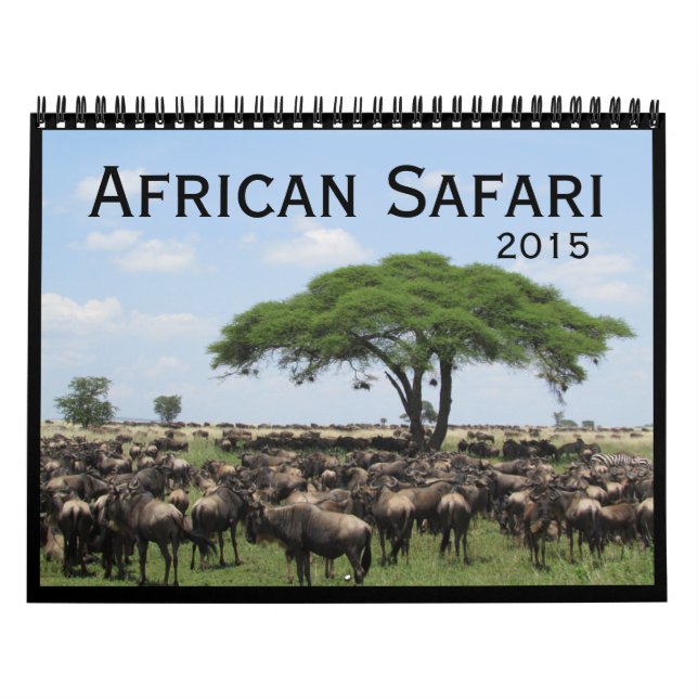 Calendário safari 2015 (Capa)