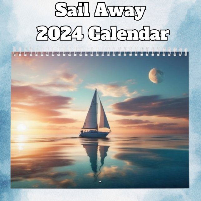 Calendário Sail Away 2024 (Criador carregado)