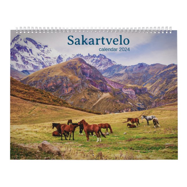 Calendário Sakartvelo Georgia (Capa)