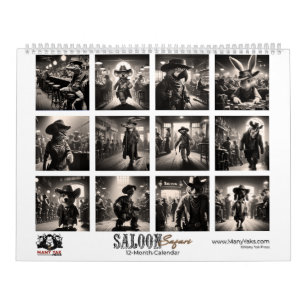 Calendário Saloon Safari