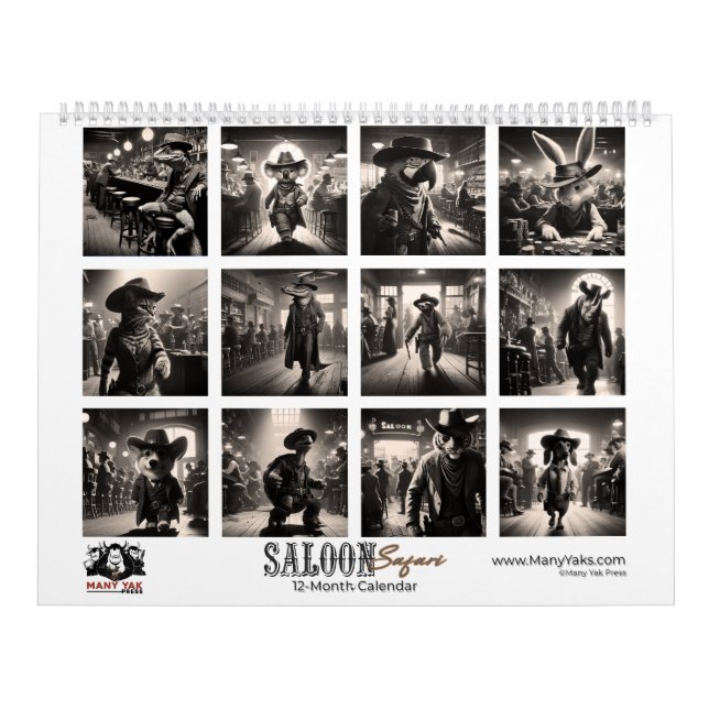 Calendário Saloon Safari (Capa)