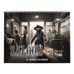 Calendário Saloon Safari