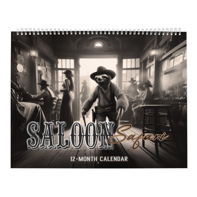 Calendário Saloon Safari Calendar (Capa)