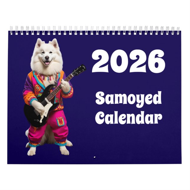 Calendário Samoyed Calendar (Capa)