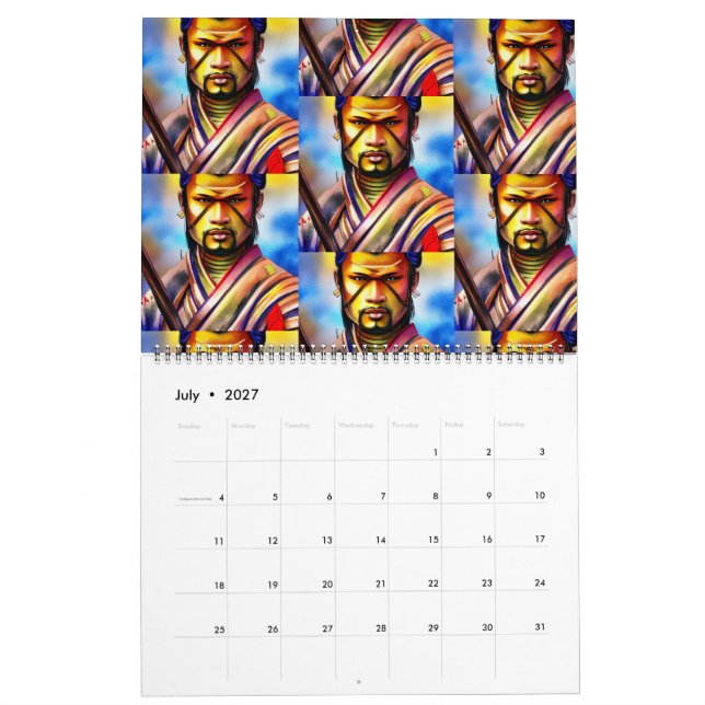 Calendário Samurai Bushido (Jul 2027)