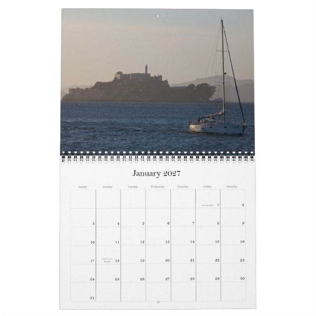 Calendário San Francisco 2012 (Jan 2027)