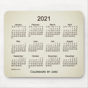 Calendário San Telmo 2021 por Janz Mouse Pad
