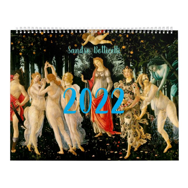 Calendário Sandro Botticelli 2022 (Capa)