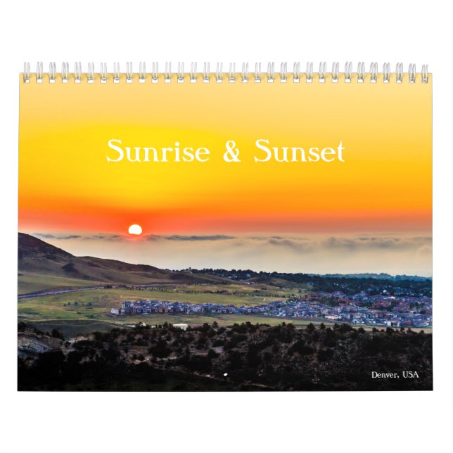 Calendário Sanrise e Sunset (Capa)