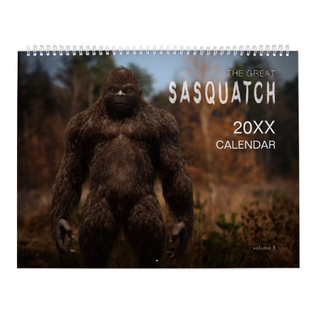 CALENDÁRIO SASQUATCH / BIGFOOT - VOLUME 5 (Capa)