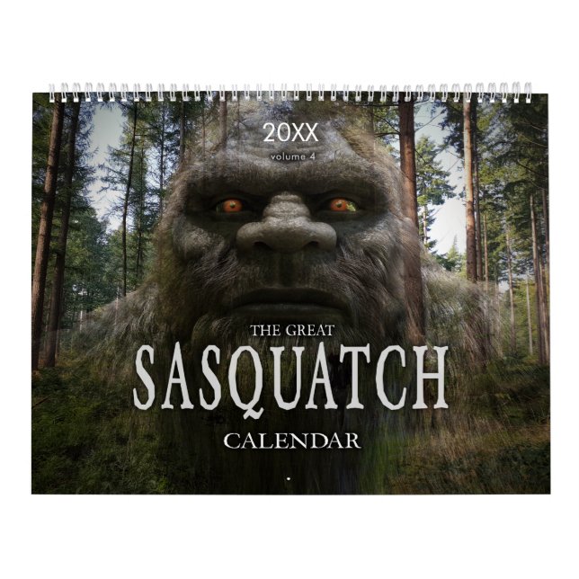 CALENDÁRIO SASQUATCH / PÉ-GRANDE - VOLUME 4 (Capa)