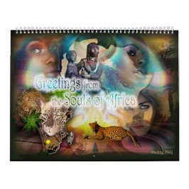 Calendário Saudações das almas de África