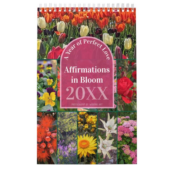 Calendário Say It Daily Affirmations in Bloom 12-months (Capa)