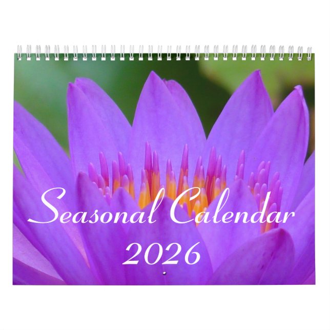 Calendário sazonal 2026 (Capa)