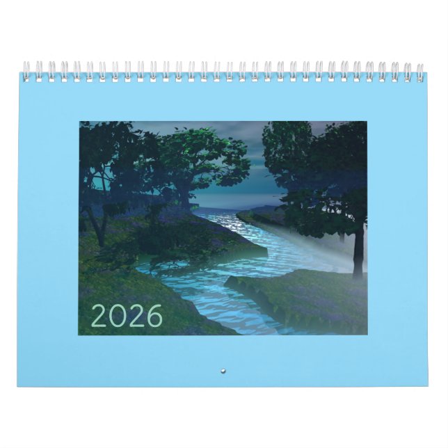 Calendário Scenic Calendar 2026 (Capa)