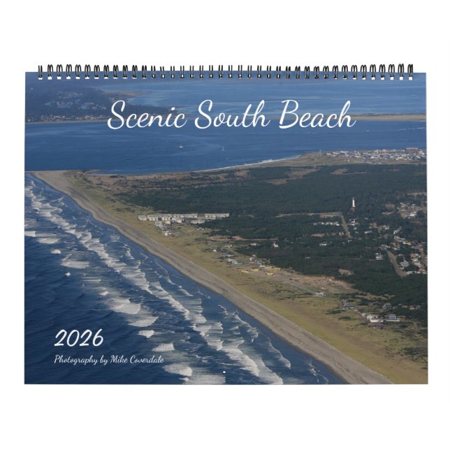 Calendário Scenic South Beach in Westport Washington (Capa)