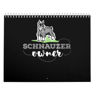 Calendário Schnauzer Owner Lover