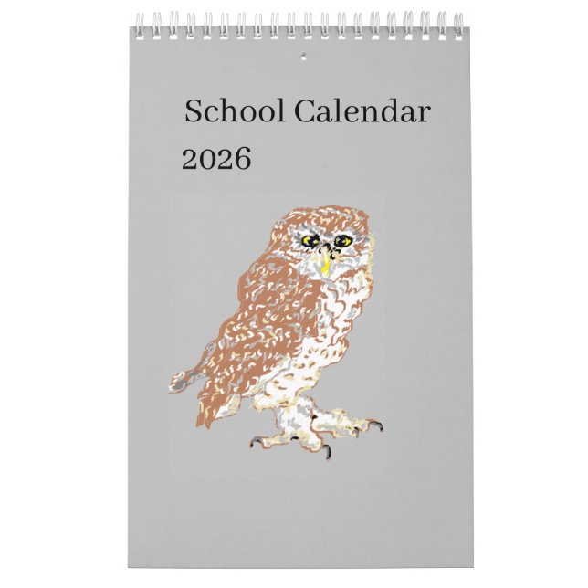 Calendário School Calendar : 2026 (Capa)