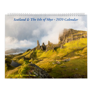 Calendário Scotland & The Isle of Skye - Calendar 2020
