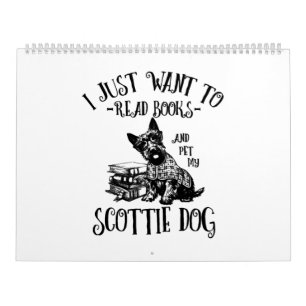 Calendário Scottie Dog Scottish Terrier