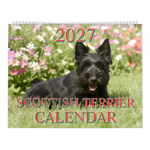 CALENDÁRIO SCOTTISH TERRIER 2027