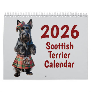 Calendário Scottish Terrier Calendar