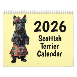 Calendário Scottish Terrier Calendar