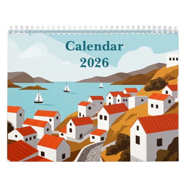 Calendário Sea and beach (Capa)