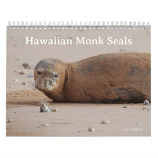 Calendário Seals monk havaianos