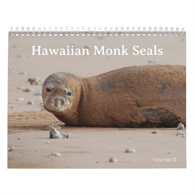 Calendário Seals monk havaianos (Capa)