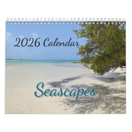 Calendário Seascapes Ocean Sea Tropical