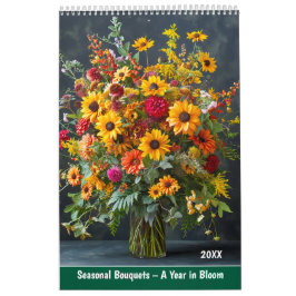 Calendário Seasonal Bouquets – A Year in Bloom