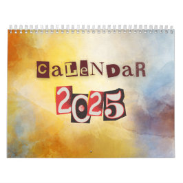 Calendário Seasonal Calendar with Artwork 2025 