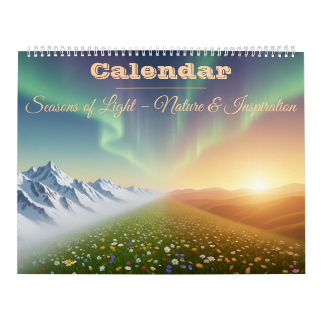 Calendário Seasons of Light – Nature & Inspiration Calendar (Capa)