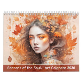 Calendário Seasons of the Soul – Art Calendar 2026