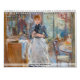 Calendário Seleção Berthe Morisot Masterworks (Verso)